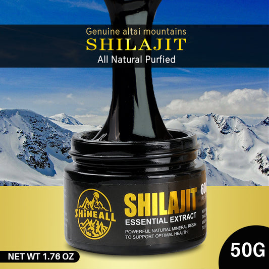 Pure Himalayan Shilajit Resin Natural Shilajit Resin with 85+ Trace Minerals, 75%+ Fulvic Acid, Gold Grade Pure Shilajit for Men and Women For Energy and Overall Health 50 Grams