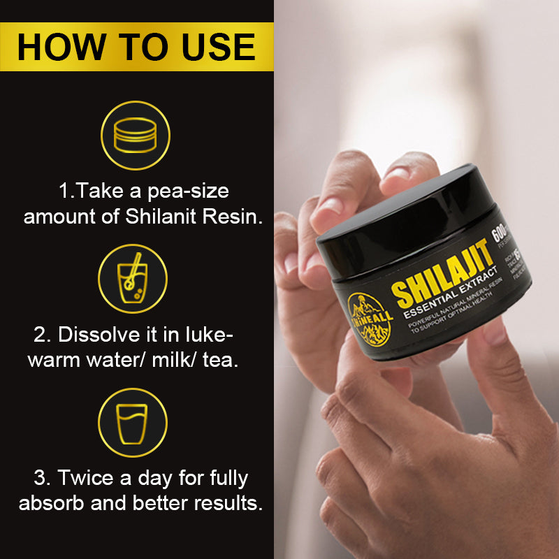 Pure Himalayan Shilajit Resin Natural Shilajit Resin with 85+ Trace Minerals, 75%+ Fulvic Acid, Gold Grade Pure Shilajit for Men and Women For Energy and Overall Health 50 Grams