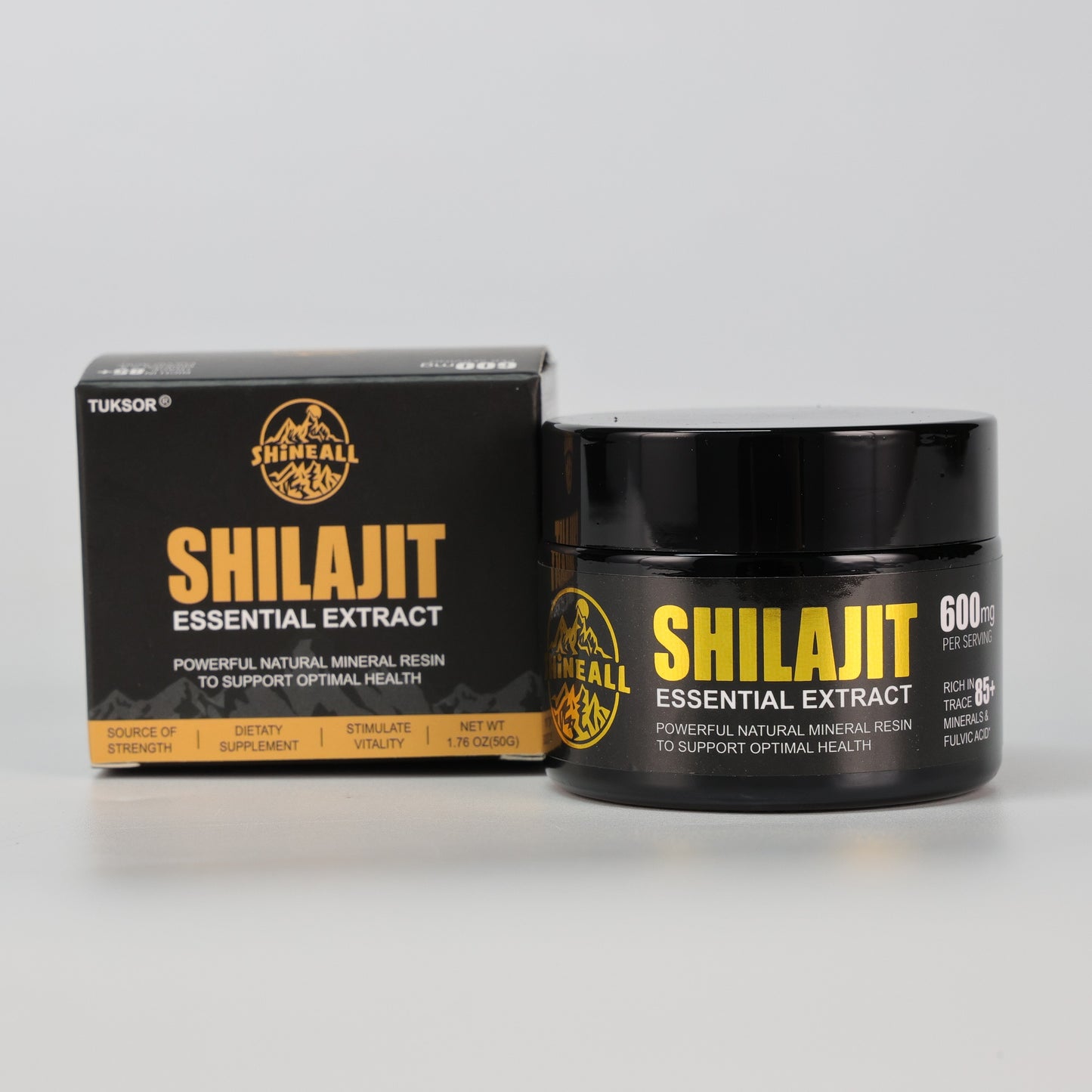 Pure Himalayan Shilajit Resin Natural Shilajit Resin with 85+ Trace Minerals, 75%+ Fulvic Acid, Gold Grade Pure Shilajit for Men and Women For Energy and Overall Health 50 Grams