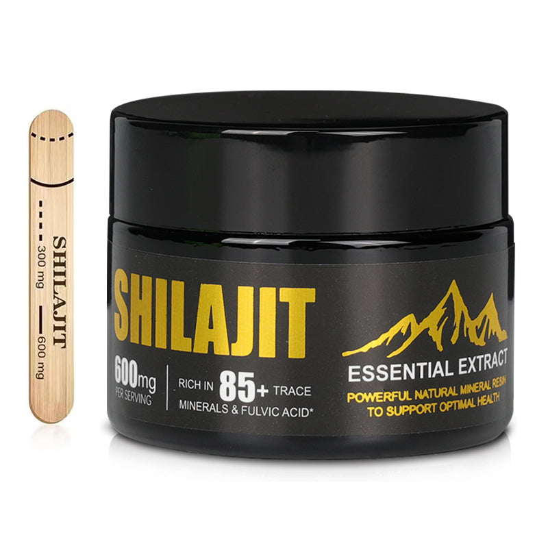 "King of the High Sierra" Edition SHILAJIT – Premium Energy Booster with 85+ Trace Minerals and 75% Fulvic Acid for Enhanced Stamina, Cognitive Function, and Overall Health