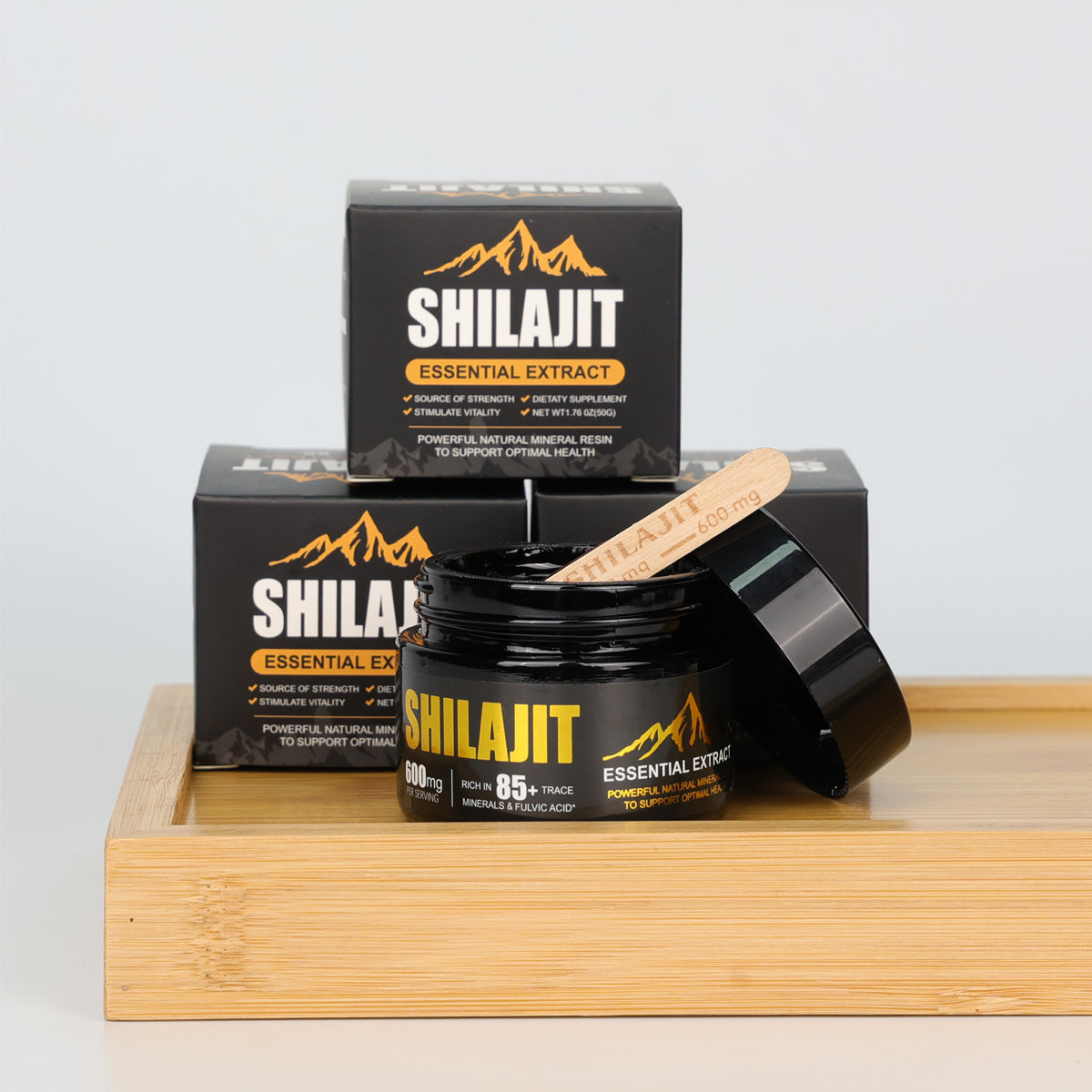 "King of the High Sierra" Edition SHILAJIT – Premium Energy Booster with 85+ Trace Minerals and 75% Fulvic Acid for Enhanced Stamina, Cognitive Function, and Overall Health